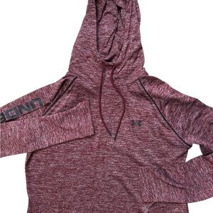 Under‎ Armour Women’s Burgundy Hoodie Puller Over Size Large New Without Tags